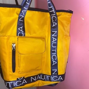 Yellow Nautica Bookbag